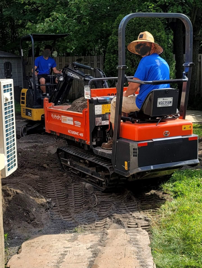 Excavation et préparation de fondation